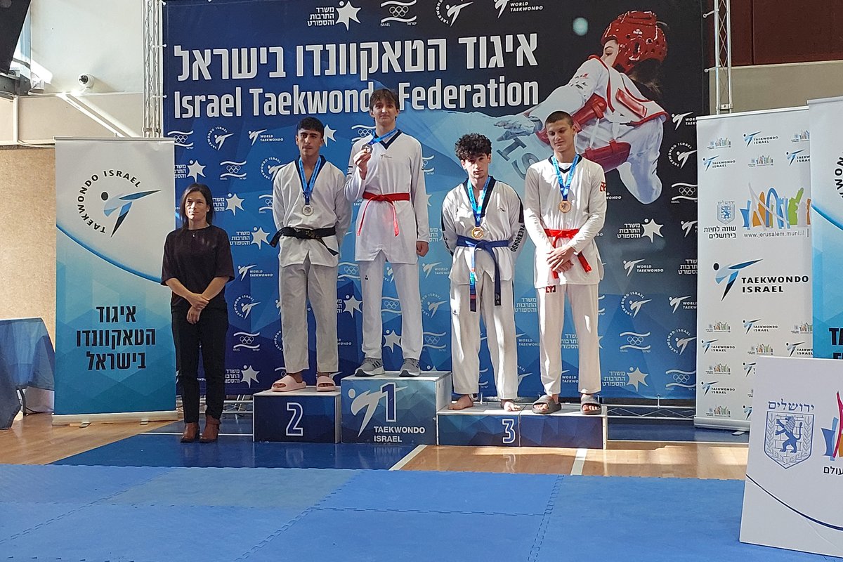 20 מדליות לספורטאי הלוחם הצעיר באליפות ישראל בטאקוונדו