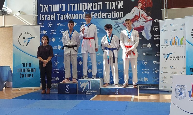 20 מדליות לספורטאי הלוחם הצעיר באליפות ישראל בטאקוונדו
