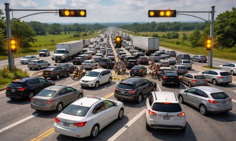 תקלת רמזורים בצומת חולון