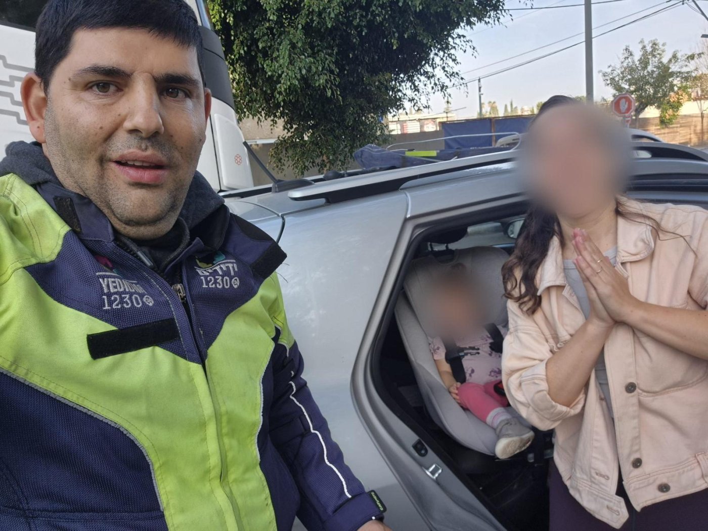 בת שנה ננעלה ברכב במרכז ראשון לציון