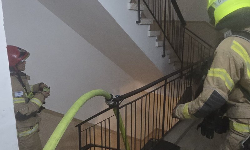 שריפה בדירה במרכז חולון