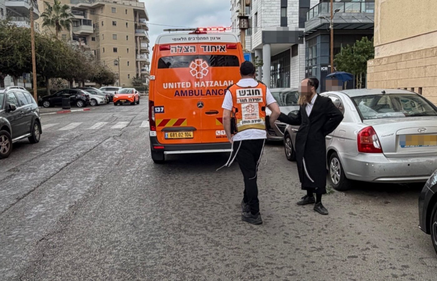 נהג נפצע בתאונה במרכז בת ים