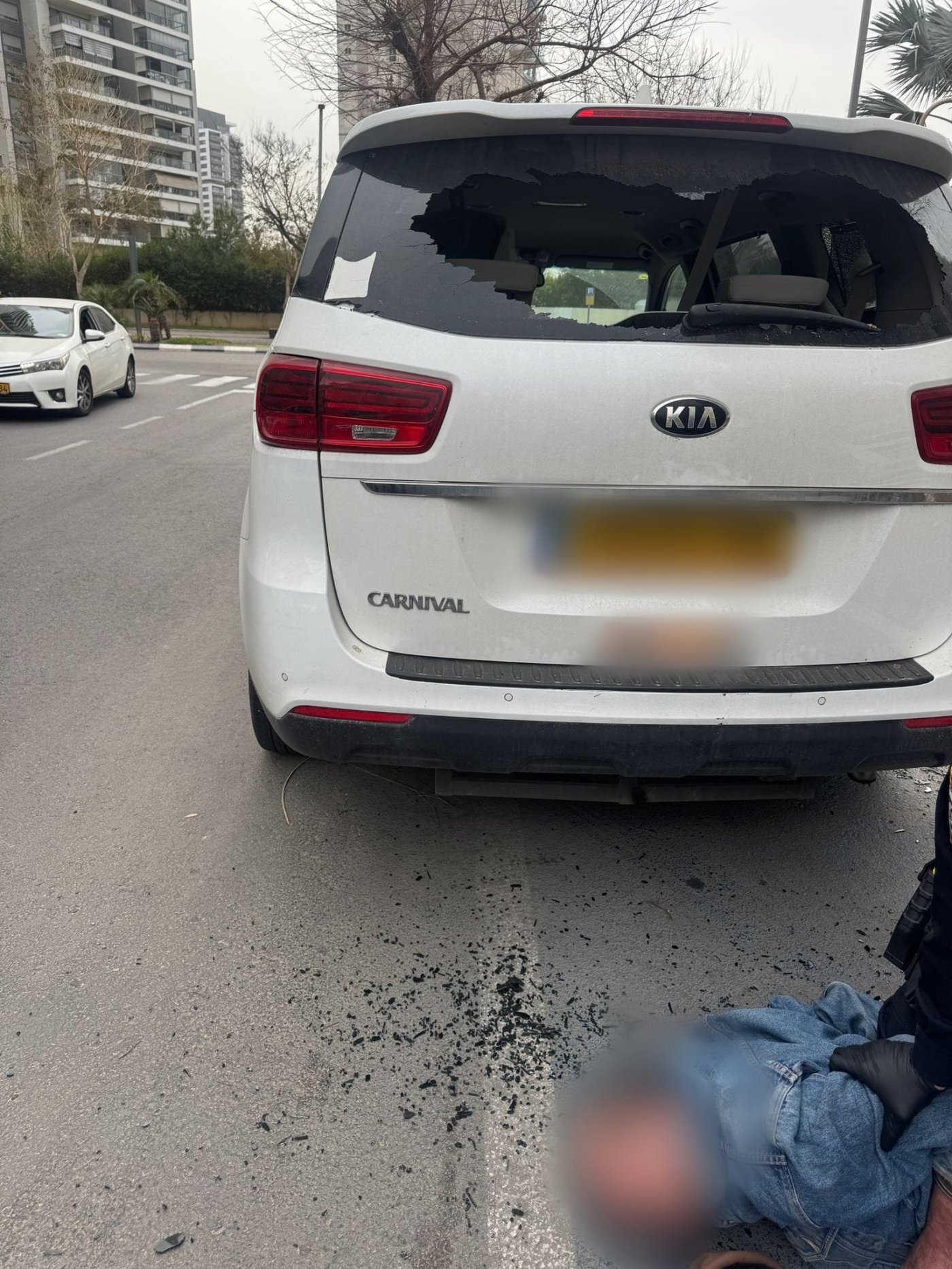 בת ים: פורץ שניפץ שמשה של רכב נכה נתפס על חם