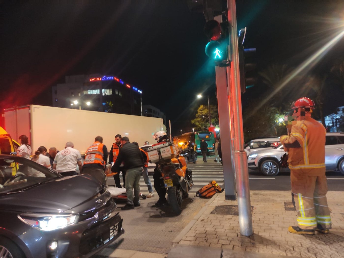 נהגת נפצעה בתאונה בשכונת קריית שרת