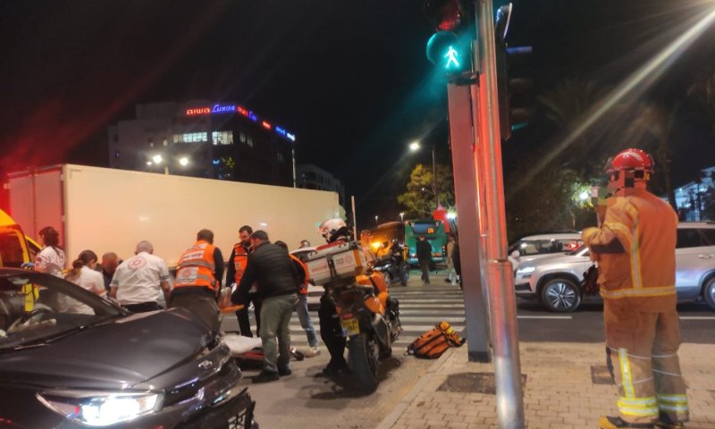 נהגת נפצעה בתאונה בשכונת קריית שרת