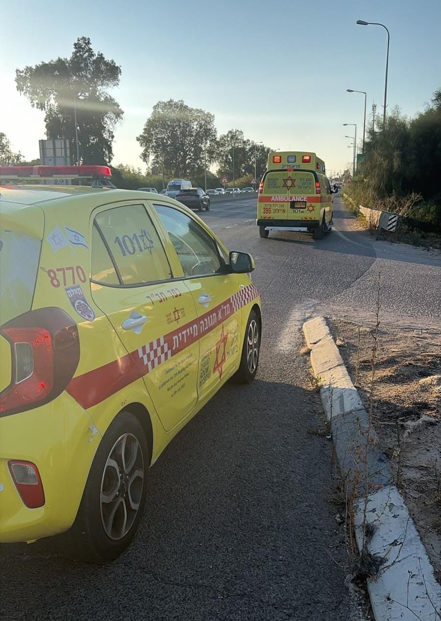 פצוע קשה בתאונת אופניים סמוך לצריפין