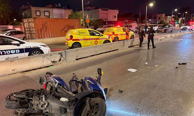 רוכב אופנוע נהרג בתאונת דרכים בחולון