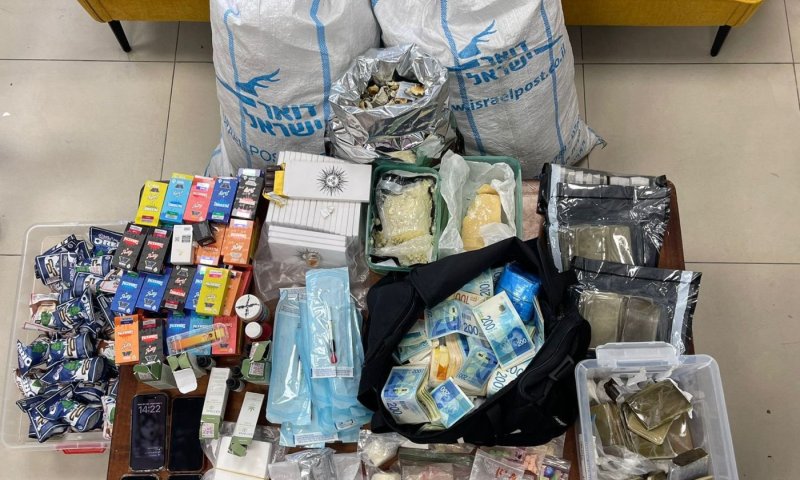 תפיסת ענק של סמים בדירה בשכונת תל גיבורים בחולון