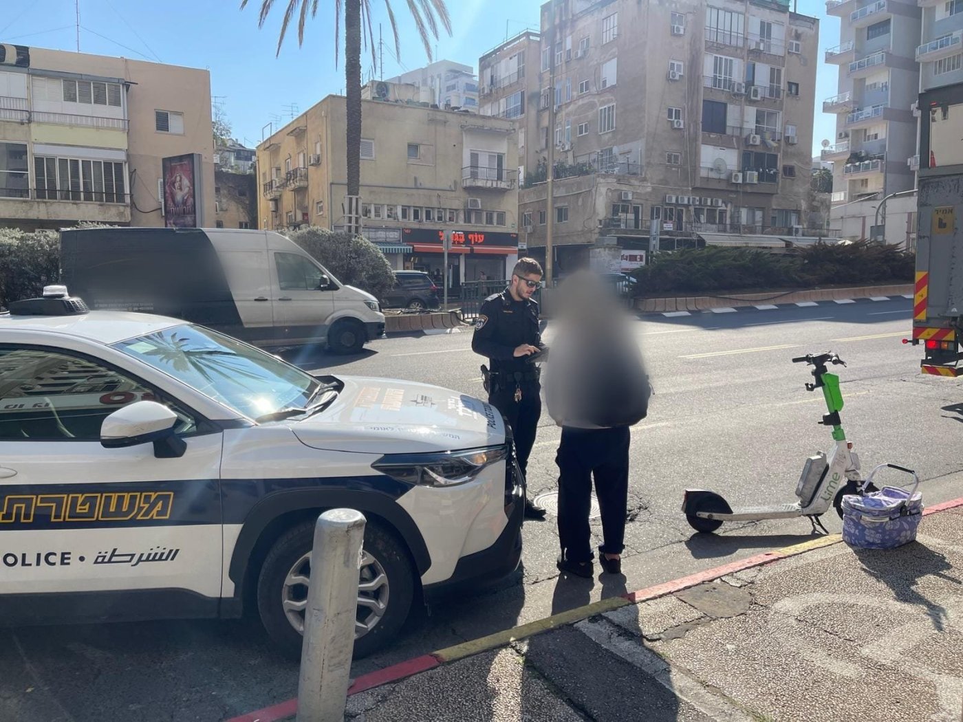 אכיפה נרחבת במרחב דן: 203 דוחות תנועה בסוף השבוע, 5 נהגים נתפסו בשכרות