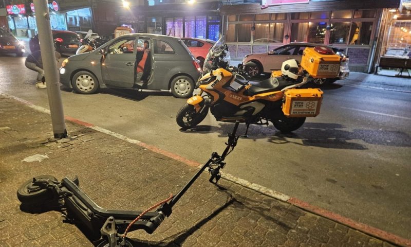 צעיר נפצע בתאונת קורקינט בטיילת בת ים