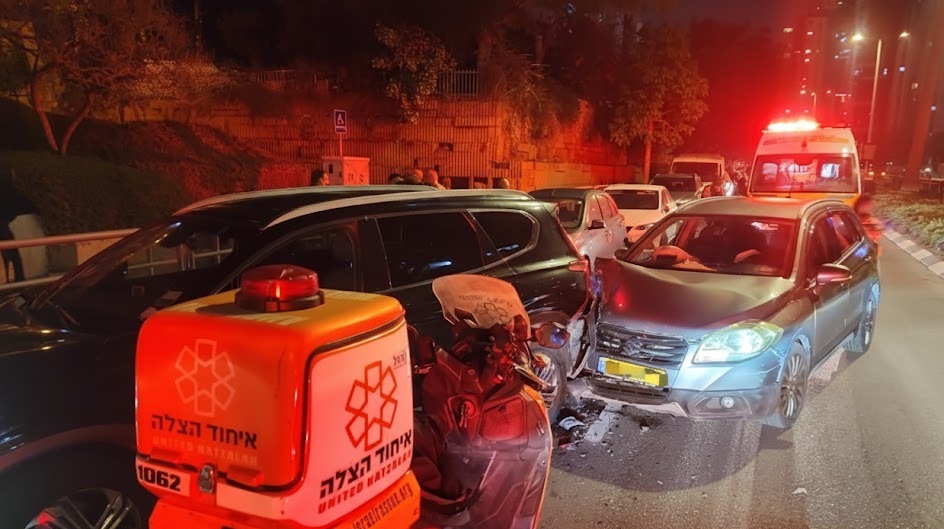 פצועה בתאונה במערב ראשון לציון