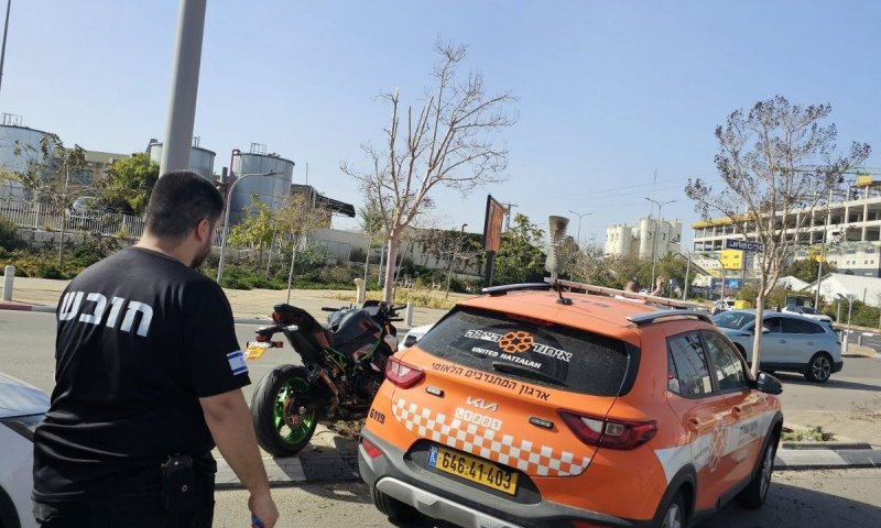 פצוע בתאונה בזמן האזעקה בחולון
