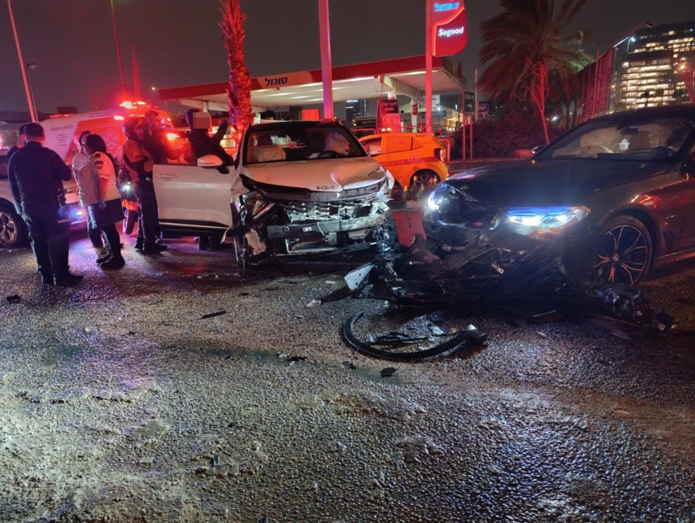 3 פצועים בתאונה במערב ראשון לציון