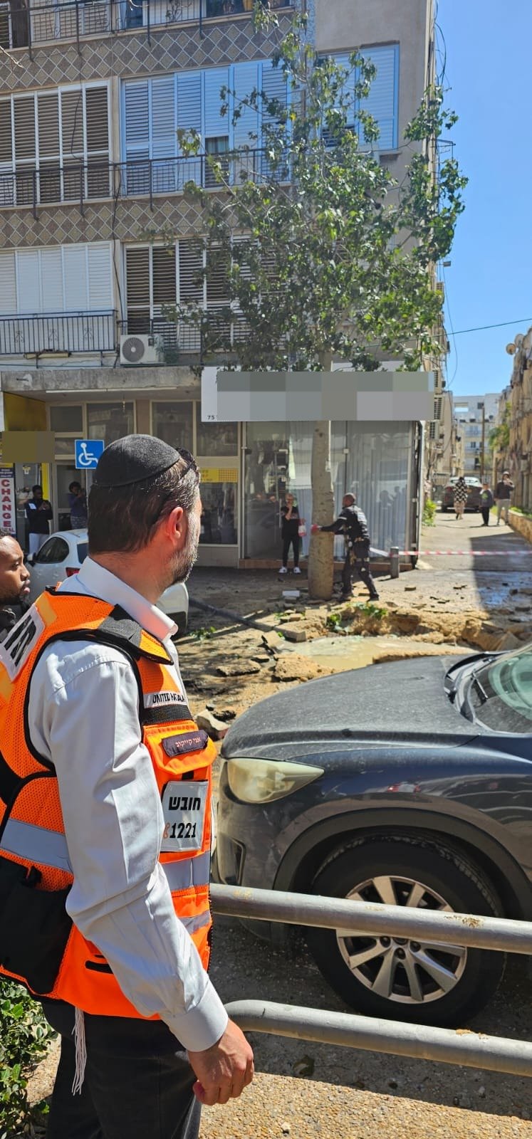 מספר זירות רסיסים בחולון בעקבות המטח מאיראן