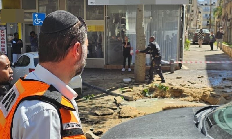 מספר זירות רסיסים בחולון בעקבות המטח מאיראן