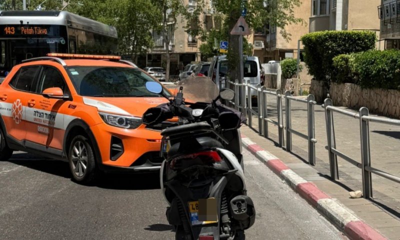 פצוע בינוני בתאונת אופנוע בבת ים