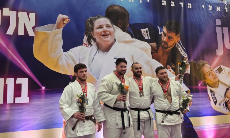 מדליות זהב לספורטאי עוצמה ראשון לציון באליפות ישראל בג'ודו