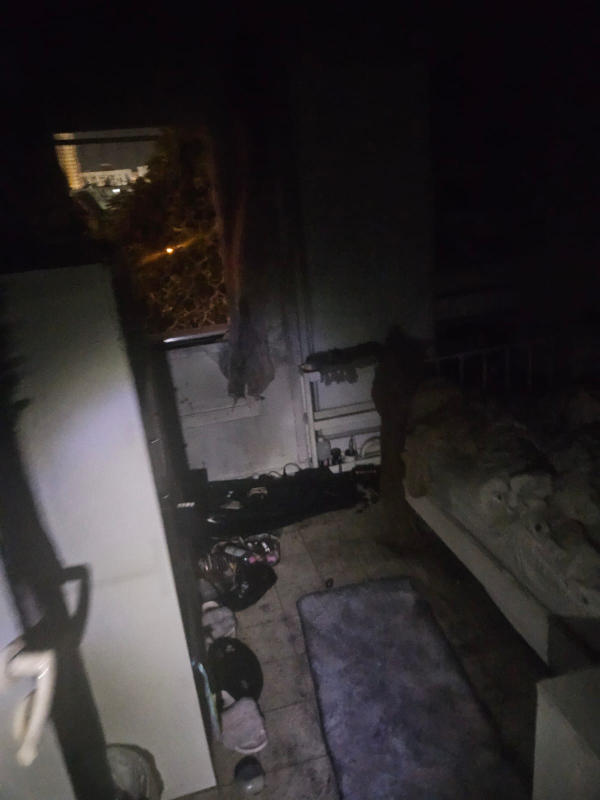 שריפה בדירה בשכונת רמת הנשיא בבת ים