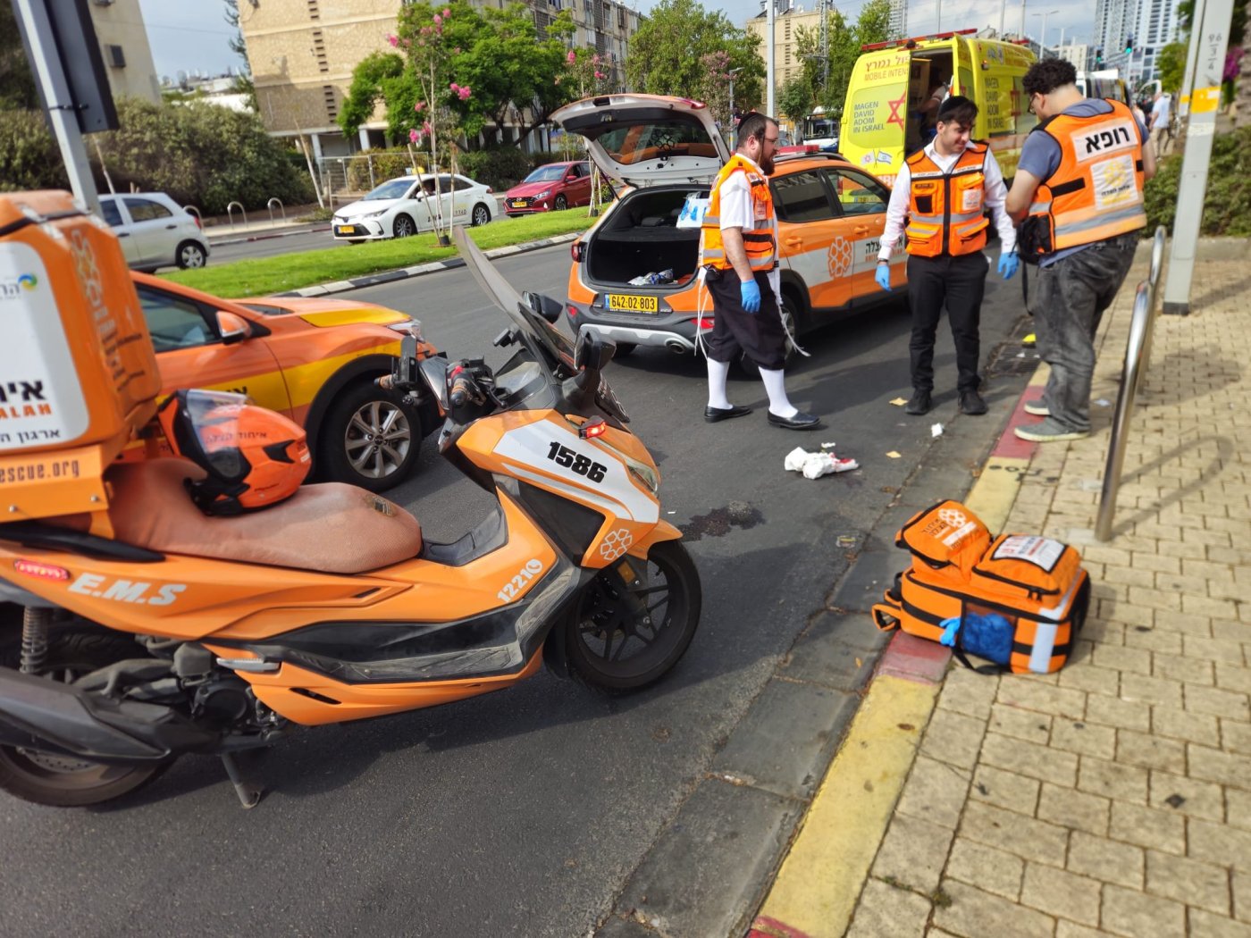 בת ים: פצוע בינוני כתוצאה מאיבוד הכרה