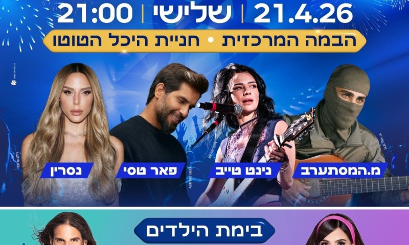 כל הכוכבים הגדולים בחגיגות יום העצמאות 2026 בחולון