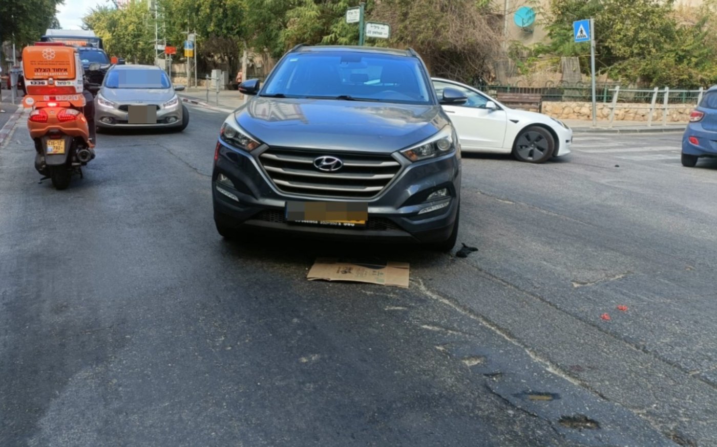 הולך רגל נפגע בתאונה בבת ים