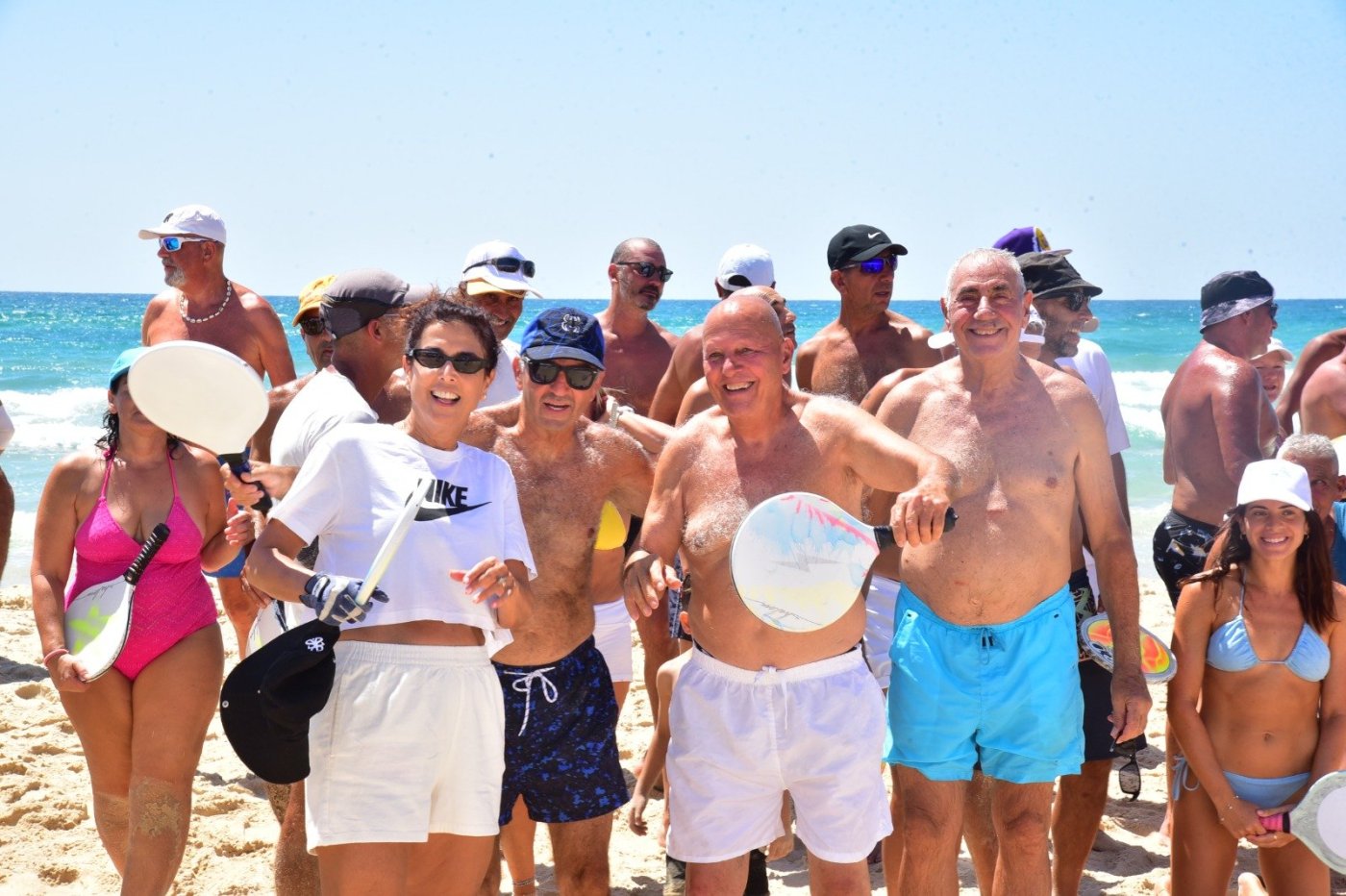 מאות השתתפו בפסטיבל המטקות השנתי בחוף הריביירה בבת ים