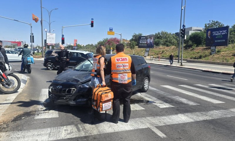 שני פצועים בתאונה במערב ראשון לציון