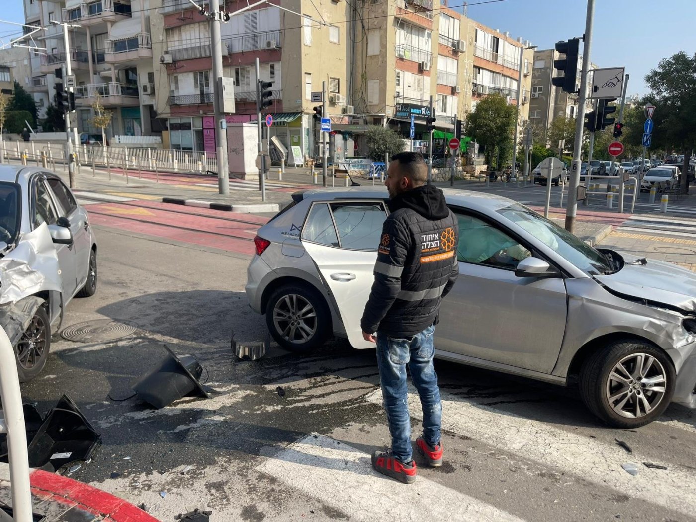 2 פצועים בתאונה בין שני כלי רכב בבת ים