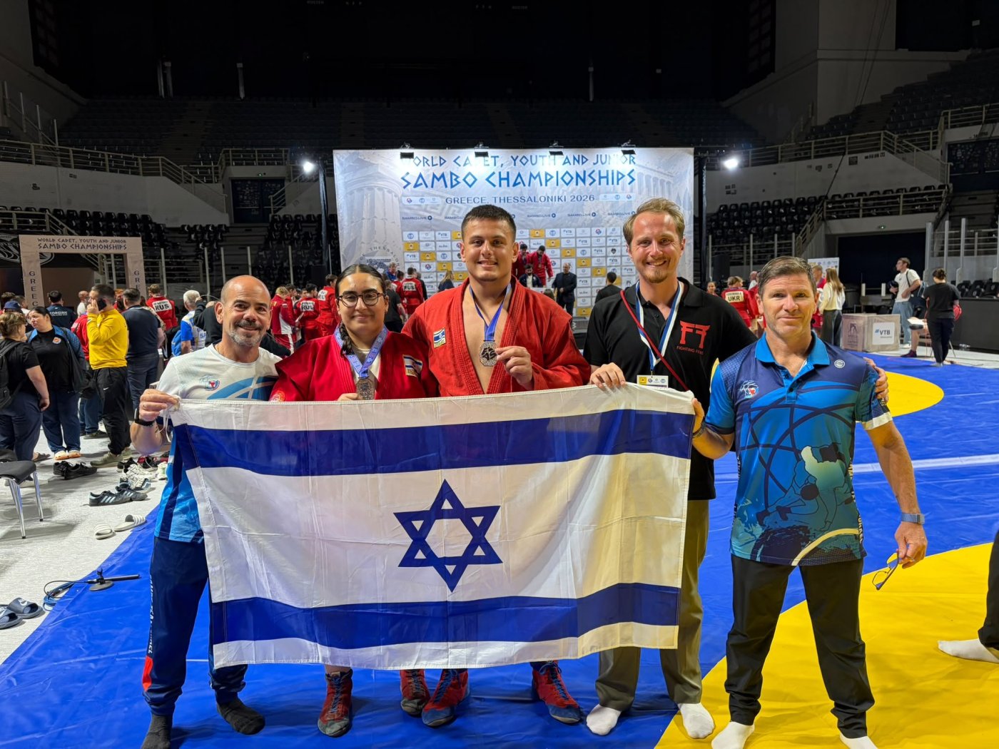 ארד לעומר דדון מעוצמה ראשון לציון באליפות העולם בסמבו