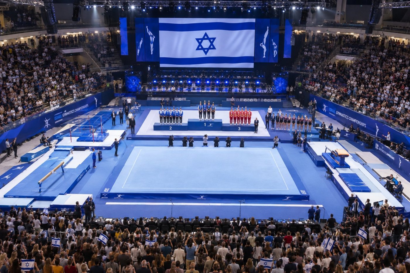 שלל מדליות למתעמלי חולון באליפויות באיטליה וצ'כיה