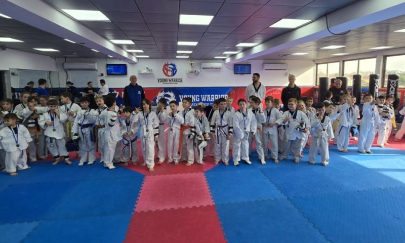 100 ספורטאים צעירים לקחו חלק באליפות ראשון לציון בטקוואנדו