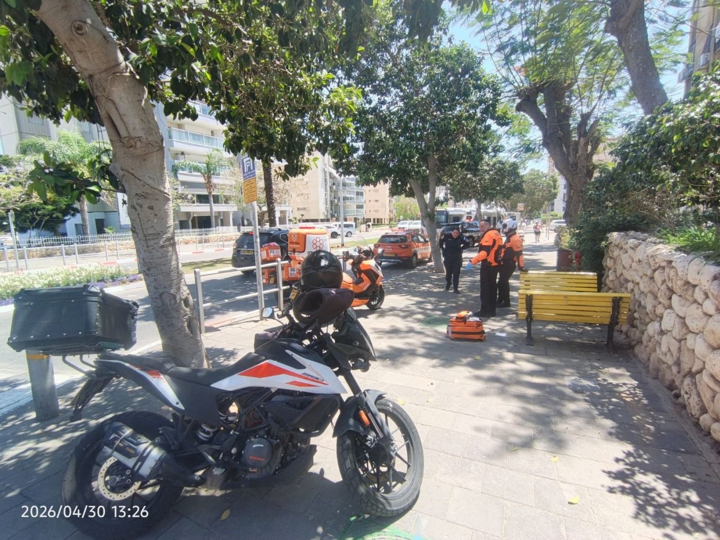 תאונת אופנוע שנייה בבת ים תוך זמן קצר