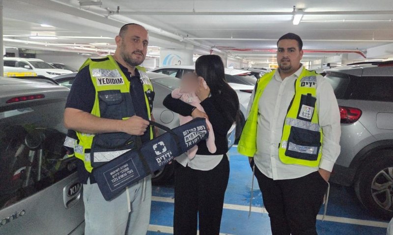 פעוטה ננעלה ברכב בחניון בחולון