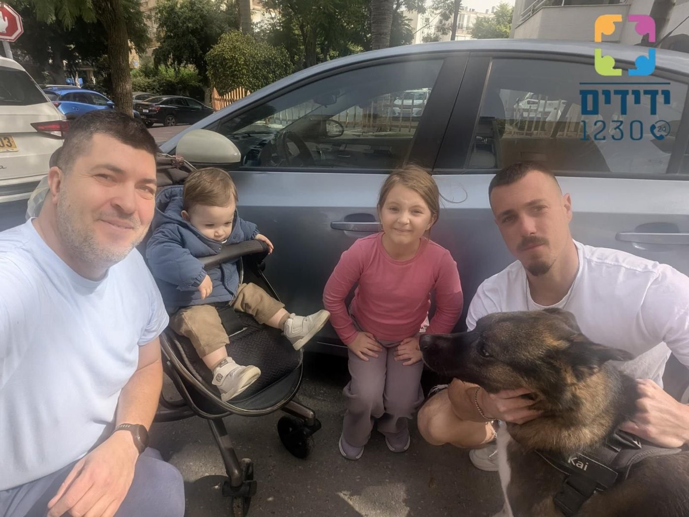 כלב ננעל ברכב במרכז ראשון לציון