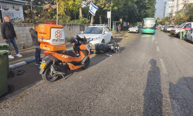 פצוע בתאונת אופנוע באזור