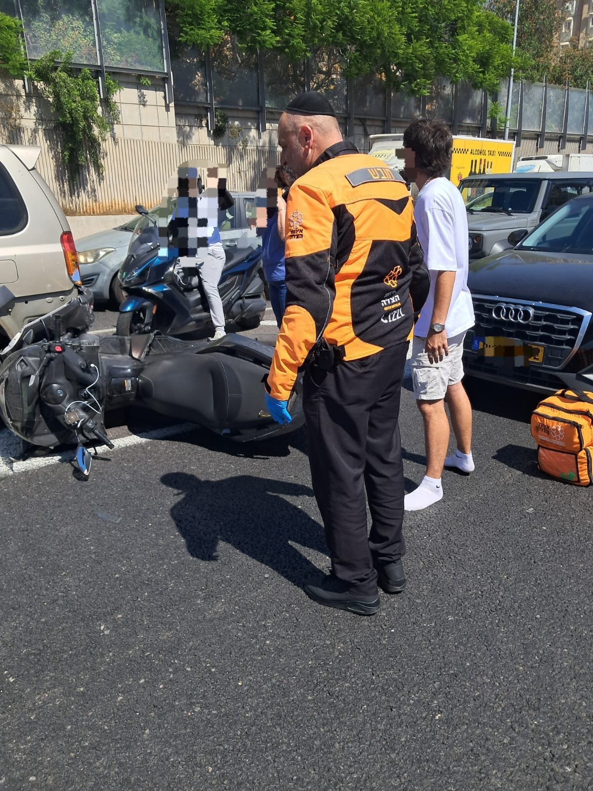 תאונת אופנוע קשה במחלף דב הוז