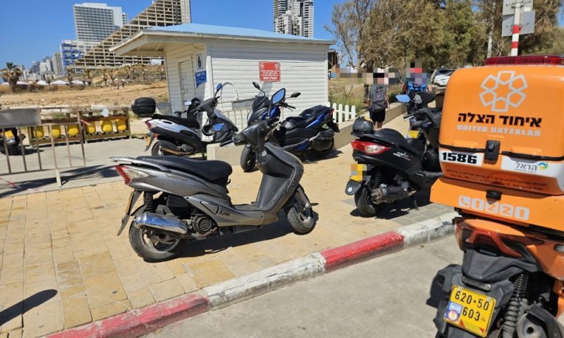 בת 4 נפגעה מאופנוע בבת ים