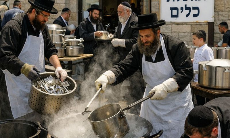 נקודות הגעלת הכלים בחולון לרגל חג הפסח