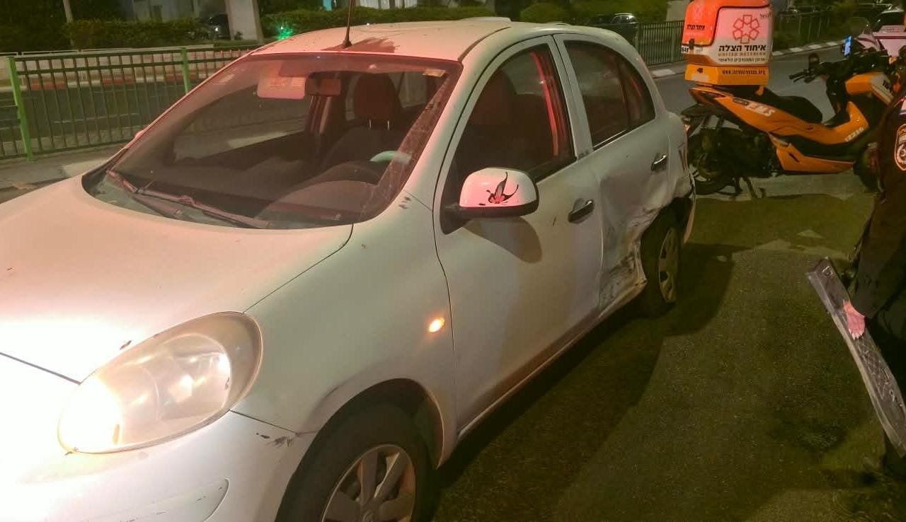 פצוע בתאונה בין 2 כלי רכב בראשון לציון