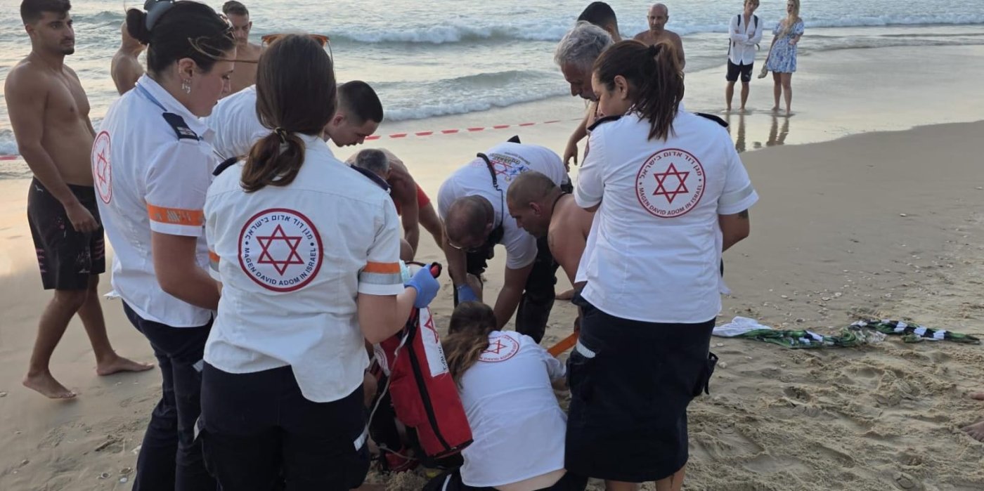 2 פצועים קשה בטביעה ובאירוע אלים בבת ים