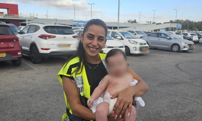 בן 8 חודשים ננעל ברכב במערב ראשון לציון