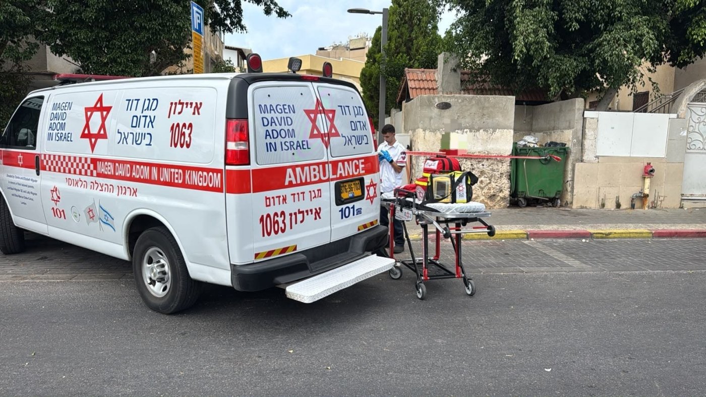 נער במצב קשה אחרי שנפצע באירוע חריג בחולון