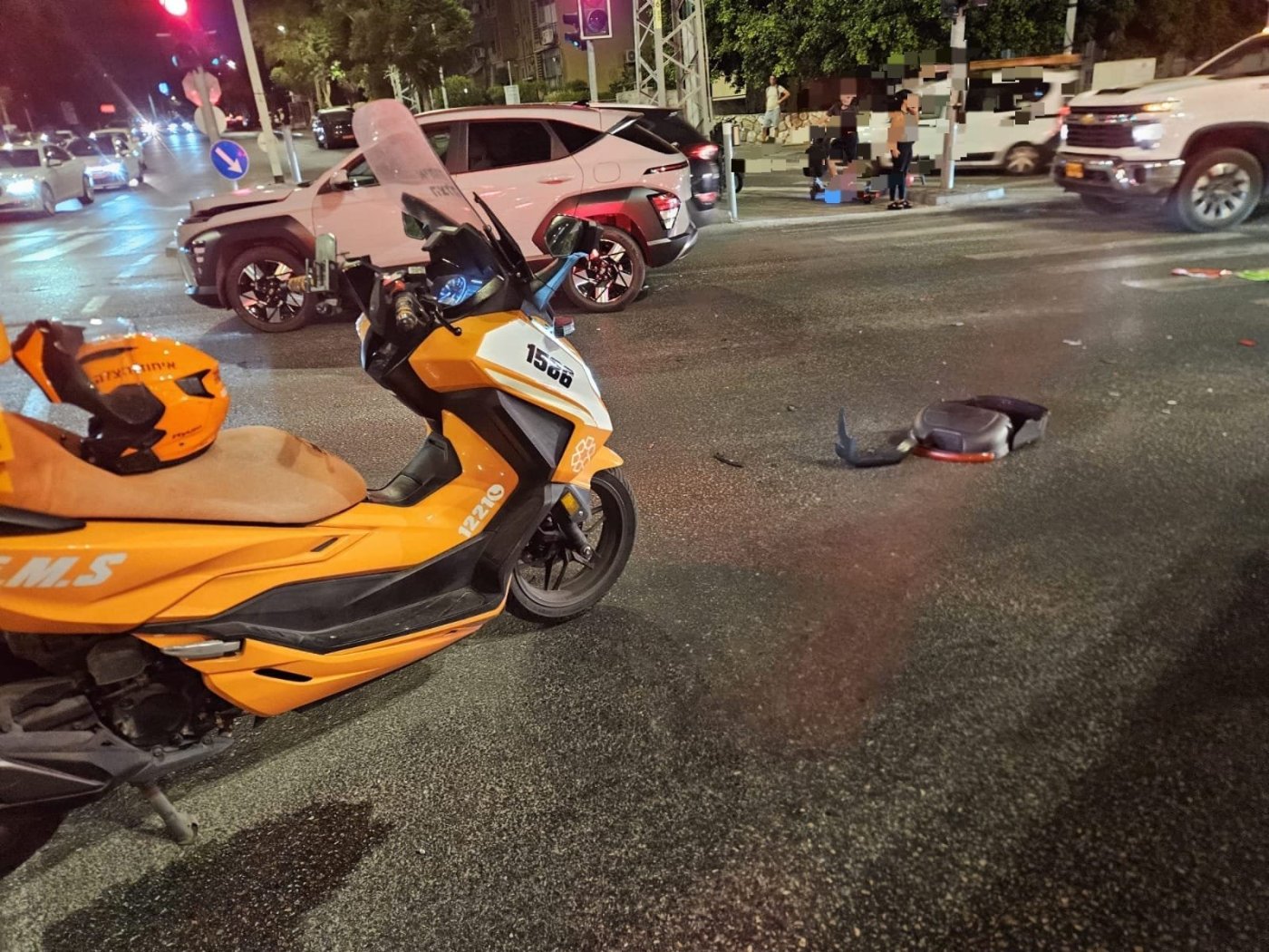 רוכב אופניים נפצע בתאונה בבת ים