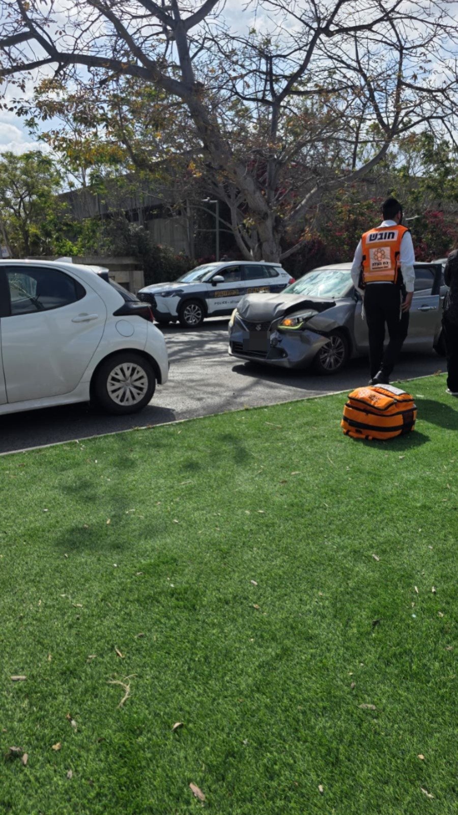 נהגת נפצעה בתאונה ברחוב הרצל בראשון לציון