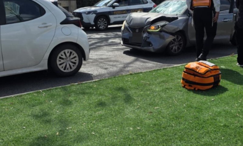 נהגת נפצעה בתאונה ברחוב הרצל בראשון לציון