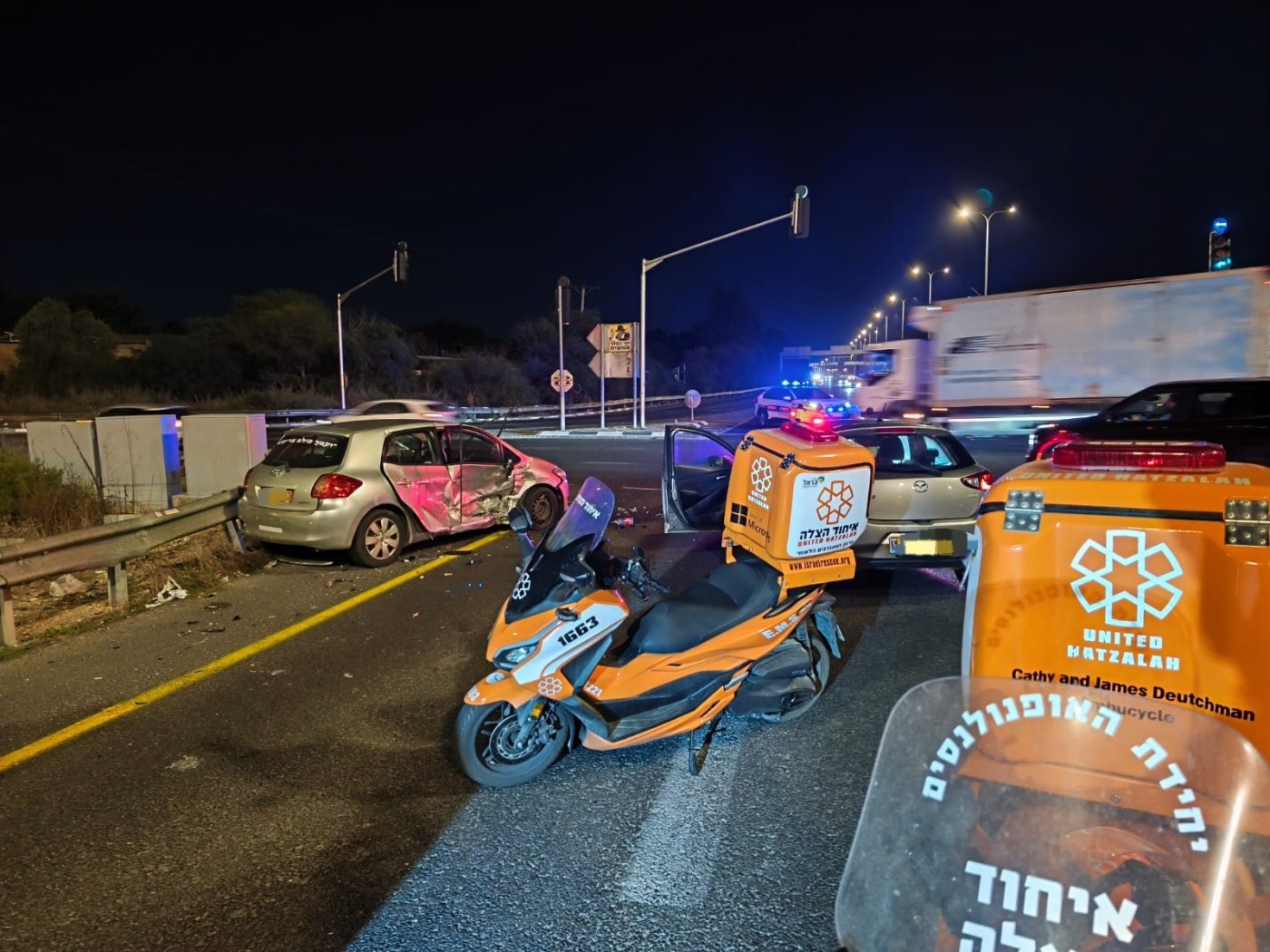 3 פצועים בתאונה בדרך השבעה