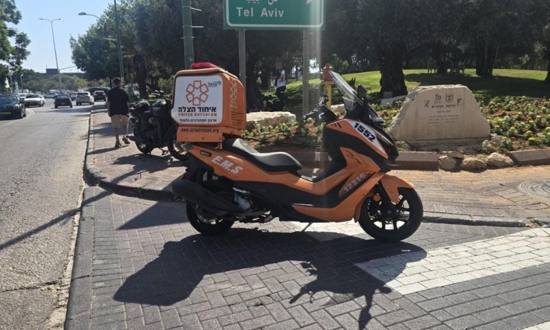 פצוע בתאונה עם מעורבות טרקטור ואופנוע בכניסה לאזור