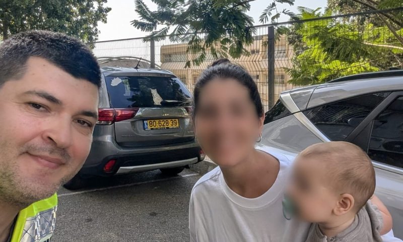 תינוק ננעל ברכב לעיני אמו במרכז ראשון לציון