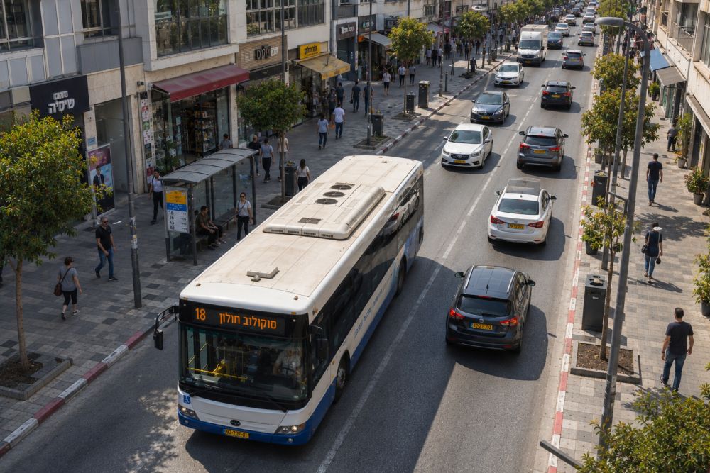 החל לפעול השאטל במרכז חולון
