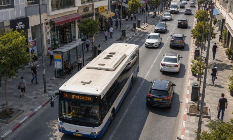 החל לפעול השאטל במרכז חולון